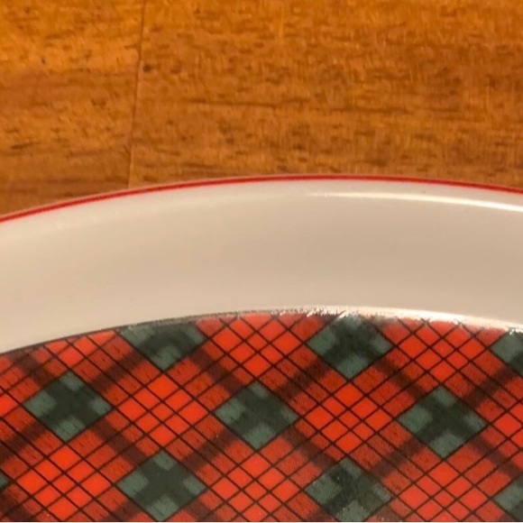 Toscany Tartan Christmas Platter - Picture 6 of 6